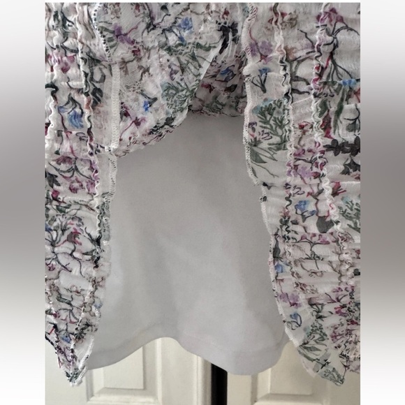 Hannah Banana Dress Womens Sz Small Or Girls Sz 16 Fairy Coquette Dainty Sheer - Picture 8 of 9